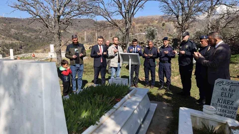 Karacasu'da Şehit Anma Töreni