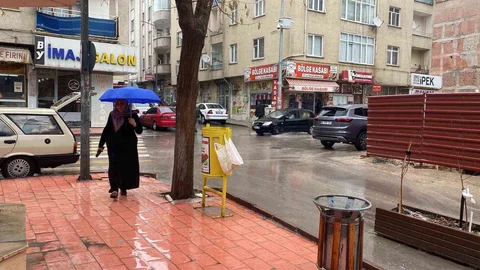 Elazığ’da Sağanak Yağış Etkili Oldu