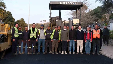 Bodrum'da Bergamut Caddesi Yenilendi