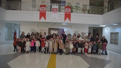 Bilecik'te Miniklerin 112 Merkezine Ziyareti