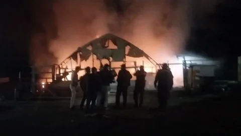 Bursa'da Çiftlikte Yangın Çıktı