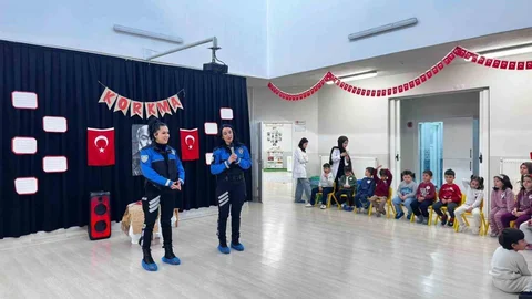 Erzincan'da Öğrencilere Güvenlik Eğitimi Verildi
