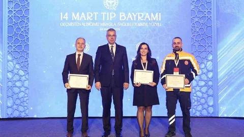 Düzce'de Sağlık Çalışanlarına Teşekkür Belgesi