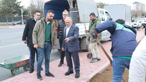 Kayseri'de Talas Bulvarı Açıldı