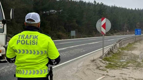 Bilecik’te Drone ile Trafik Denetimi Yapıldı