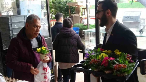 Mersin'de İmamın Çiçek Projesi