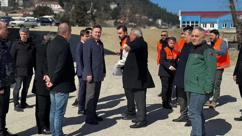 Ayancık’ta Kavşak Projesi İncelemesi