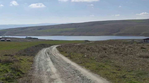 Keskin Barajı'ndaki Su Seviyesi Düşüyor