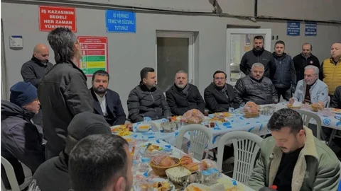 Sincan'da Başkan Ercan'la Sahur Ziyareti