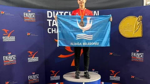 Aliağa'dan Taekwondo'da Gümüş Madalya