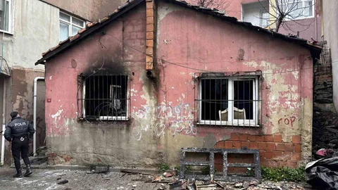 Kağıthane'de Gecekondu Yangını