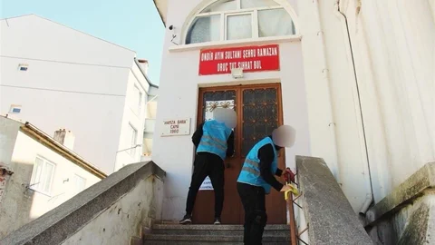 Kırklareli'nde Cami Temizliği Yapıldı