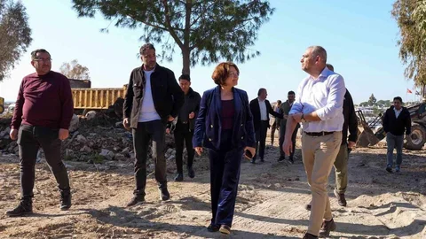 Didim'de Atatürk Kültür Alanı Yükseliyor