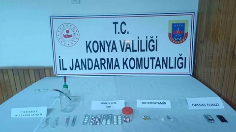 Konya'da Uyuşturucu Operasyonu Gerçekleşti