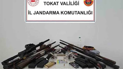 Tokat'ta Silah Kaçakçılığı Operasyonu