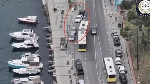 Beykoz'da Dronla Trafik Denetimi Gerçekleşti