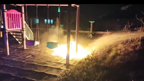 Bilecik’te Parkta Yangın Çıktı