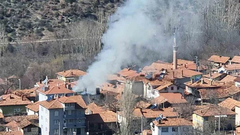 Kütahya’da Yangın Faciası Önledi