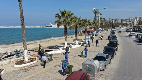 Aydın Kuşadası'nda Çevre Düzenlemesi Yapıldı