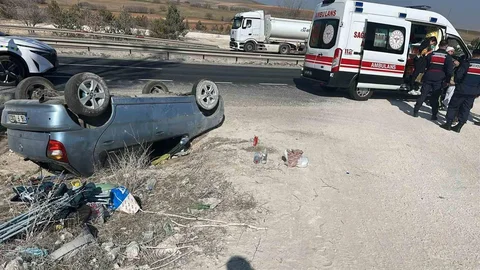 Sivrihisar'da Trafik Kazası: 2 Yaralı