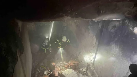 Siirt'te Eski Üniversite Yerleşkesinde Yangın Çıktı