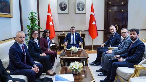 Cumhurbaşkanı Yardımcısı Yılmaz, Kanada Bakanı'nı kabul etti