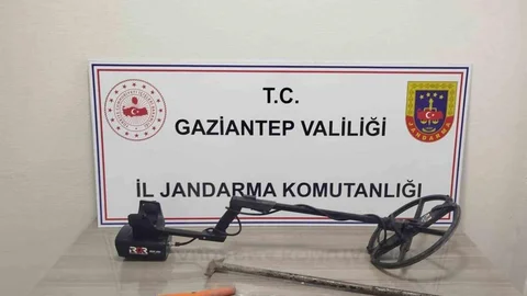 Gaziantep'te Kaçak Kazı Operasyonu