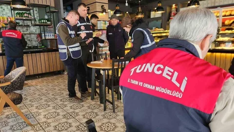 Tunceli'de Bayram Öncesi Denetim Artışı