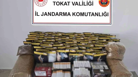 Tokat'ta Kaçak Tütün Operasyonu