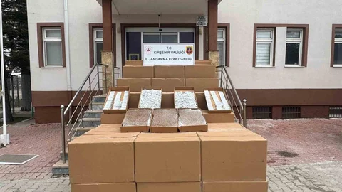 Kırşehir’de Kaçak Makaron Operasyonu