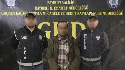 Bayburt'ta Göçmen Kaçakçılığı Operasyonu
