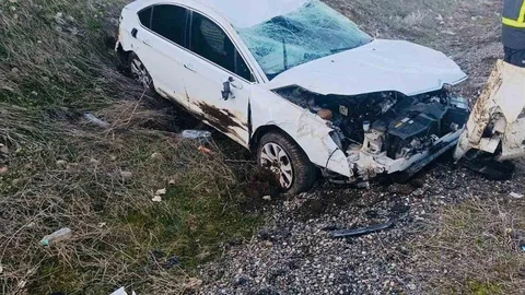 Bingöl'de Tek Taraflı Trafik Kazası