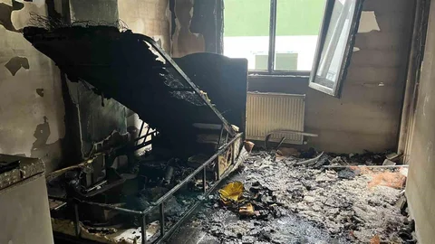 Ordu'da Dairede Yangın Çıktı