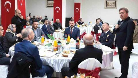 Erzincan'da Şehit Aileleri İftarda Buluştu