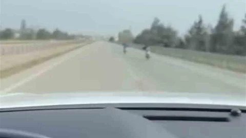 Bursa'da Tehlikeli Motosiklet Yolculuğu