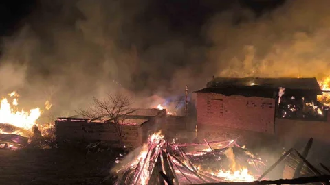 Bolu'da Çıkan Yangın Büyük Hasara Yol Açtı