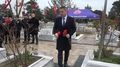 Bafra’da Şehitler İçin Dua Etme Töreni
