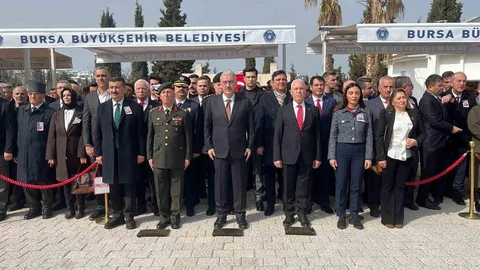 Bursa'da Çanakkale Zaferi Anma Töreni