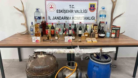 Eskişehir'de Kaçak Alkol Operasyonu