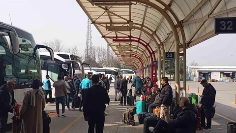Bursa'da Bayram Yoğunluğu Başladı