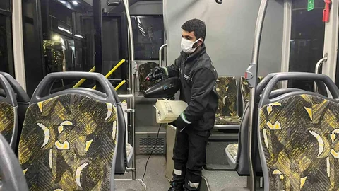Bursa'da Ulaşımda Temizlik Çalışmaları