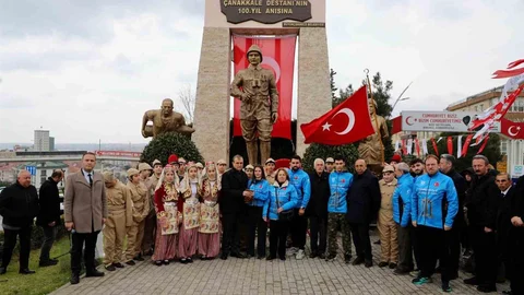 Büyükçekmece'de Çanakkale Zaferi Kutlaması