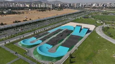 Kayseri'de BMX Parkuru Açıldı