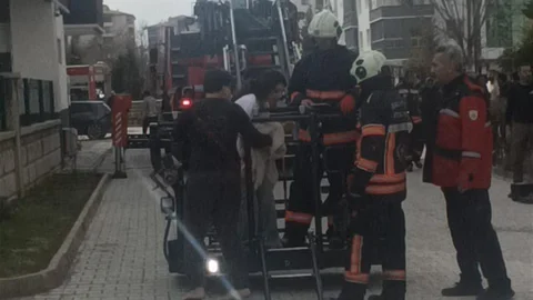 Malatya'da Spor Salonu Yangını