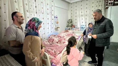 Pursaklar'da Hastalara Anlamlı Ziyaret