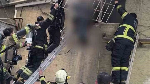 Diyarbakır'da Berber Dükkanında Yangın