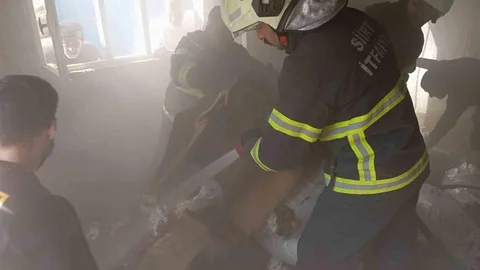 Siirt’te Çıkan Ev Yangını