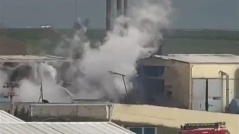 Tekirdağ'da Fabrikada Patlama Meydana Geldi