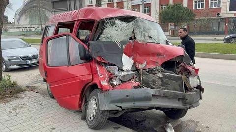 Samsun'da Minibüs Kazası