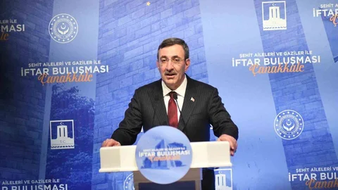 Çanakkale'de Cumhurbaşkanı Yardımcısı Yılmaz Açıklamalarda Bulundu